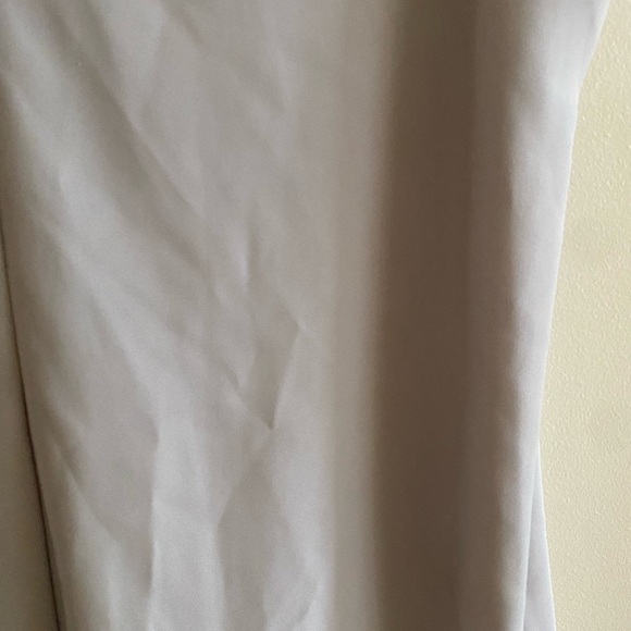 Calvin Klein Light Gray Silk Sleeveless Blouse - Picture 3 of 4